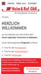 Mobile Screenshot of heim-ruf.de